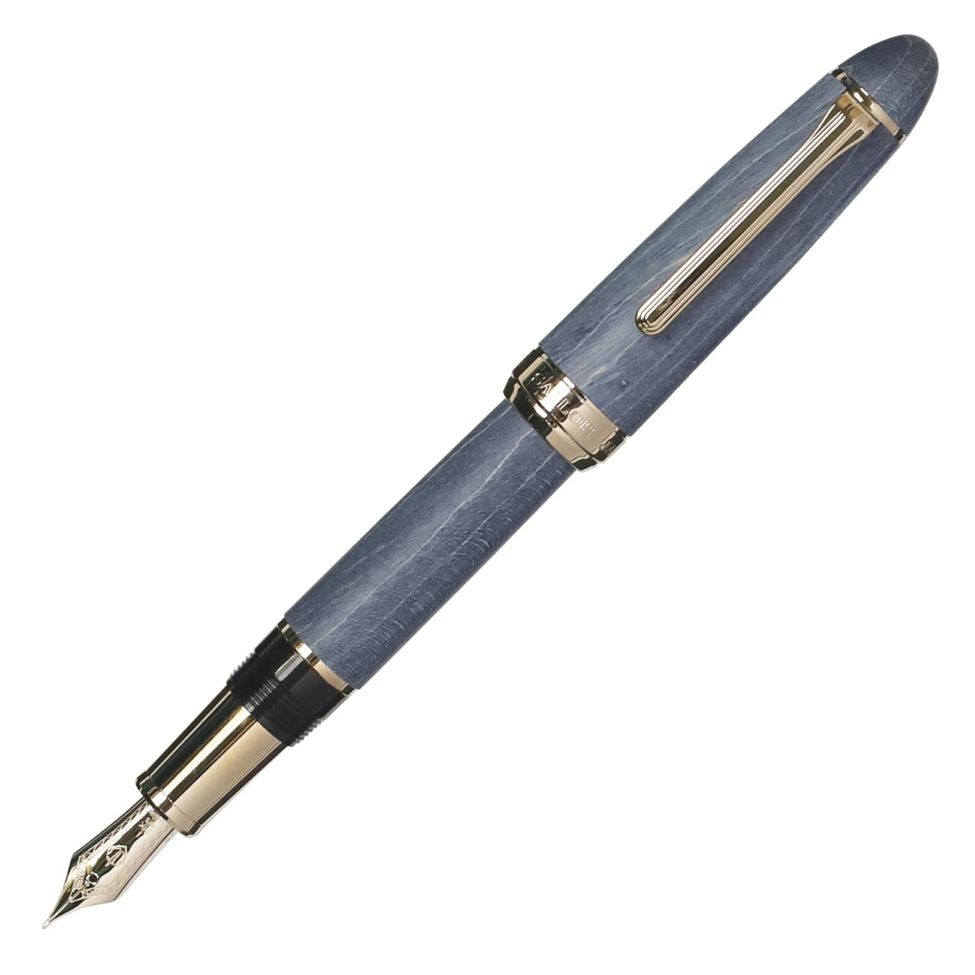 Sailor 1911 Large Fountain Pen Hard Maple Limited Edition Indigo Medium Fine