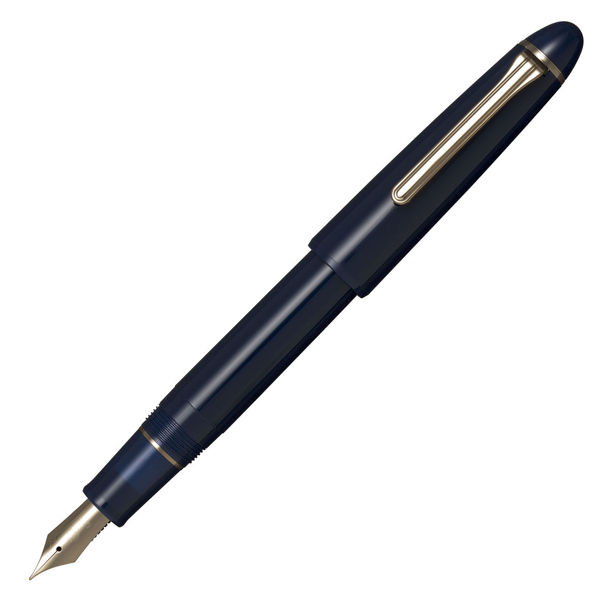 Sailor 1911 Large Casual Fountain Pen Muted Blue with Gold Trim Steel Nib