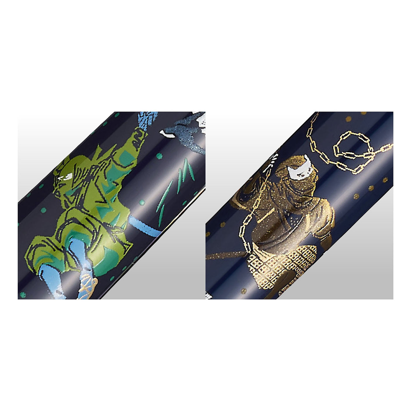 Sailor 1911 2nd Edition Ninja Yuubi Maki-e Fountain Pen Kusarigama 14K Nib