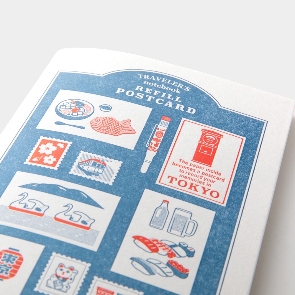 TRAVELER'S COMPANY Traveler's Notebook Refill Tokyo Postcard