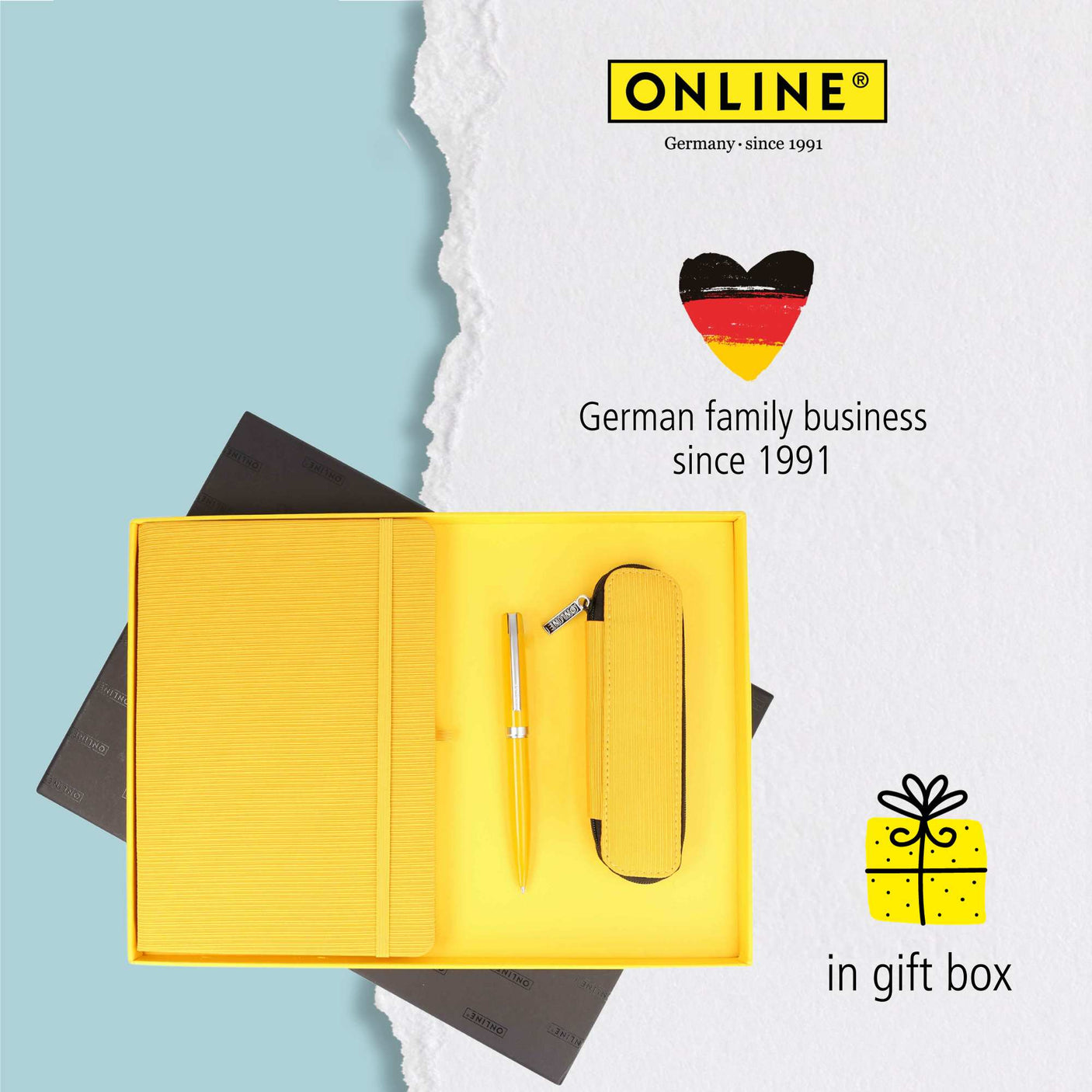 ONLINE Eleganza Notebook Ballpoint and Case Writing Set Yellow