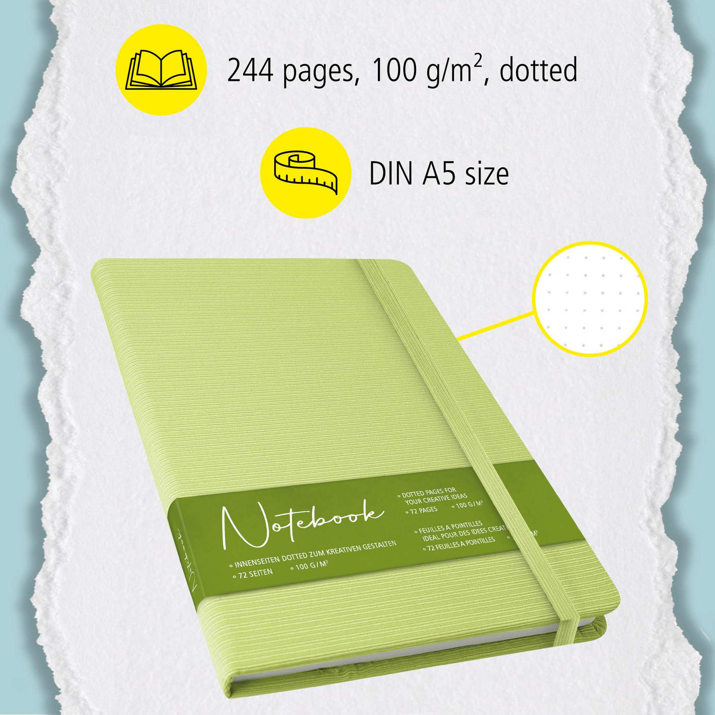 ONLINE Eleganza Notebook Ballpoint and Case Writing Set Green