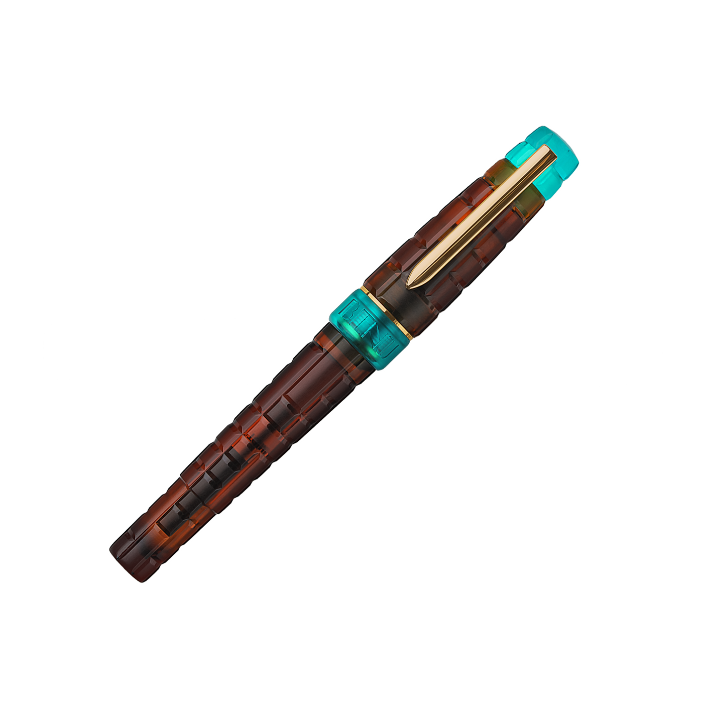 Benu Tessera Fountain Pen Ribbon Turquoise