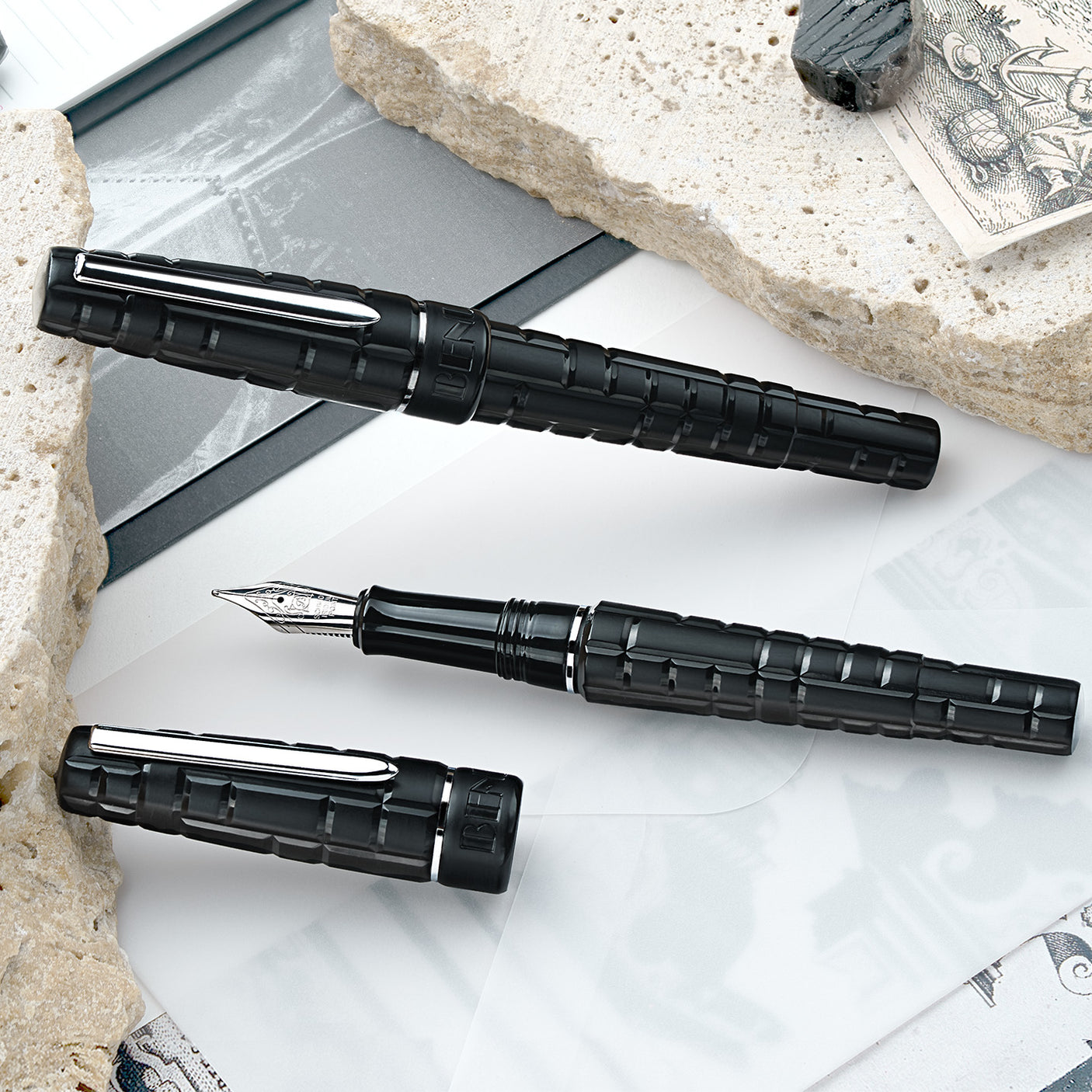 Benu Tessera Fountain Pen Onyx