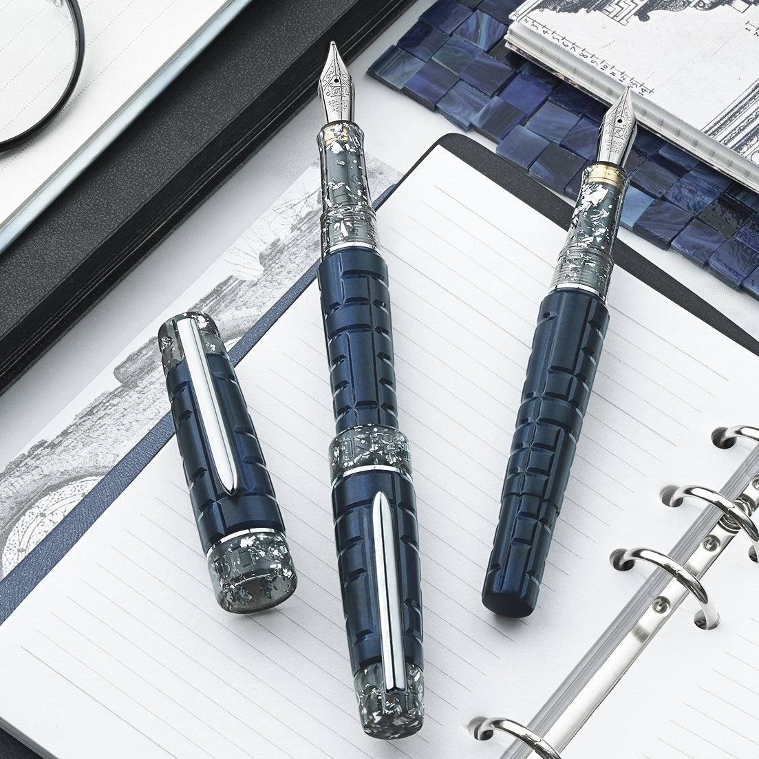 Benu Tessera Fountain Pen Galena