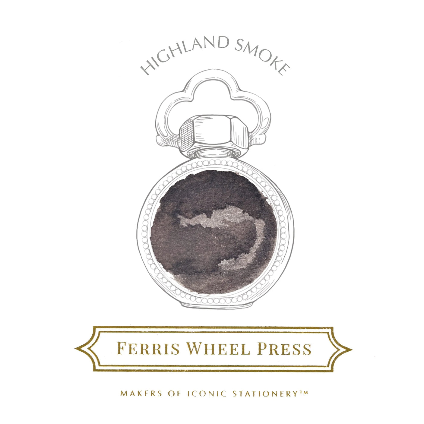 Ferris Wheel Press Fountain Pen Ink 38ml Highland Smoke