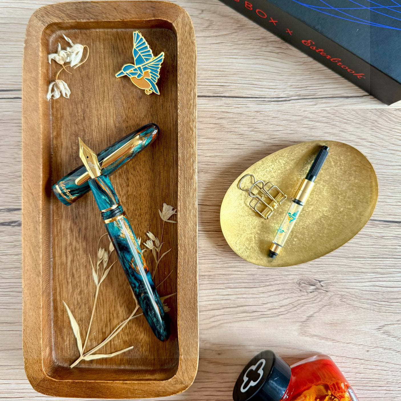 Esterbrook x BUNGU Box Kingfisher Edition Estie