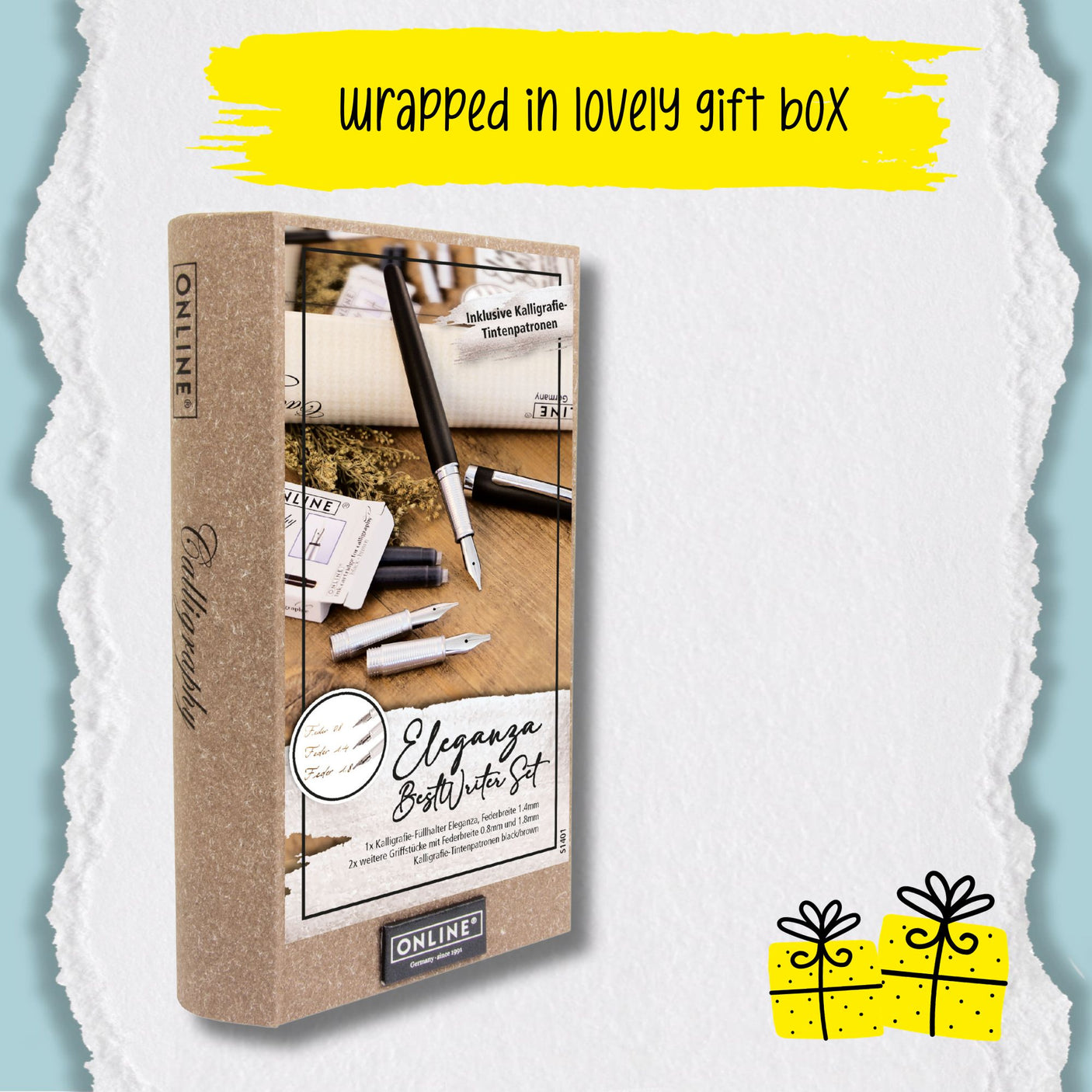 ONLINE Eleganza Metal Calligraphy Pen Gift Set