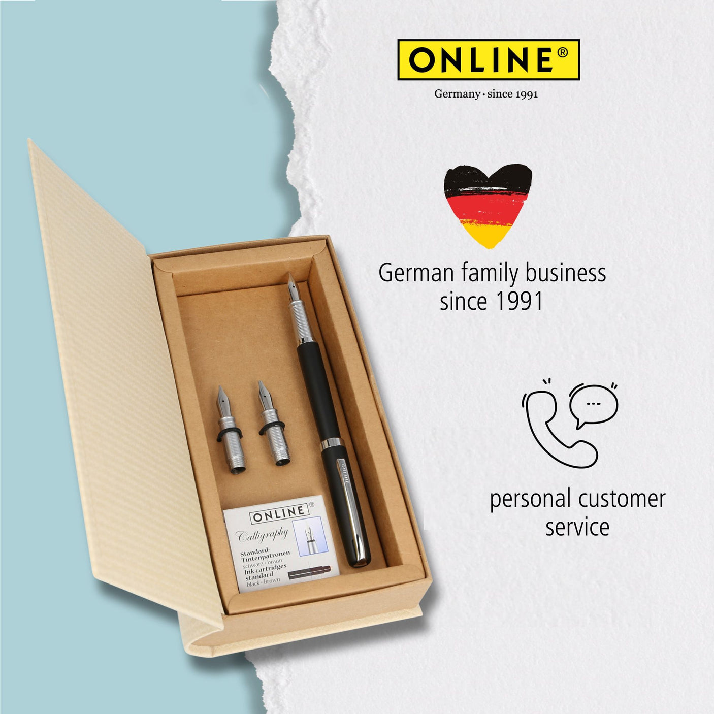 ONLINE Eleganza Metal Calligraphy Pen Gift Set