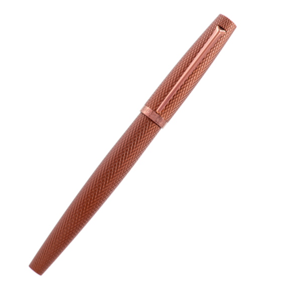 Diplomat Viper Guilloche Fountain Pen Brown