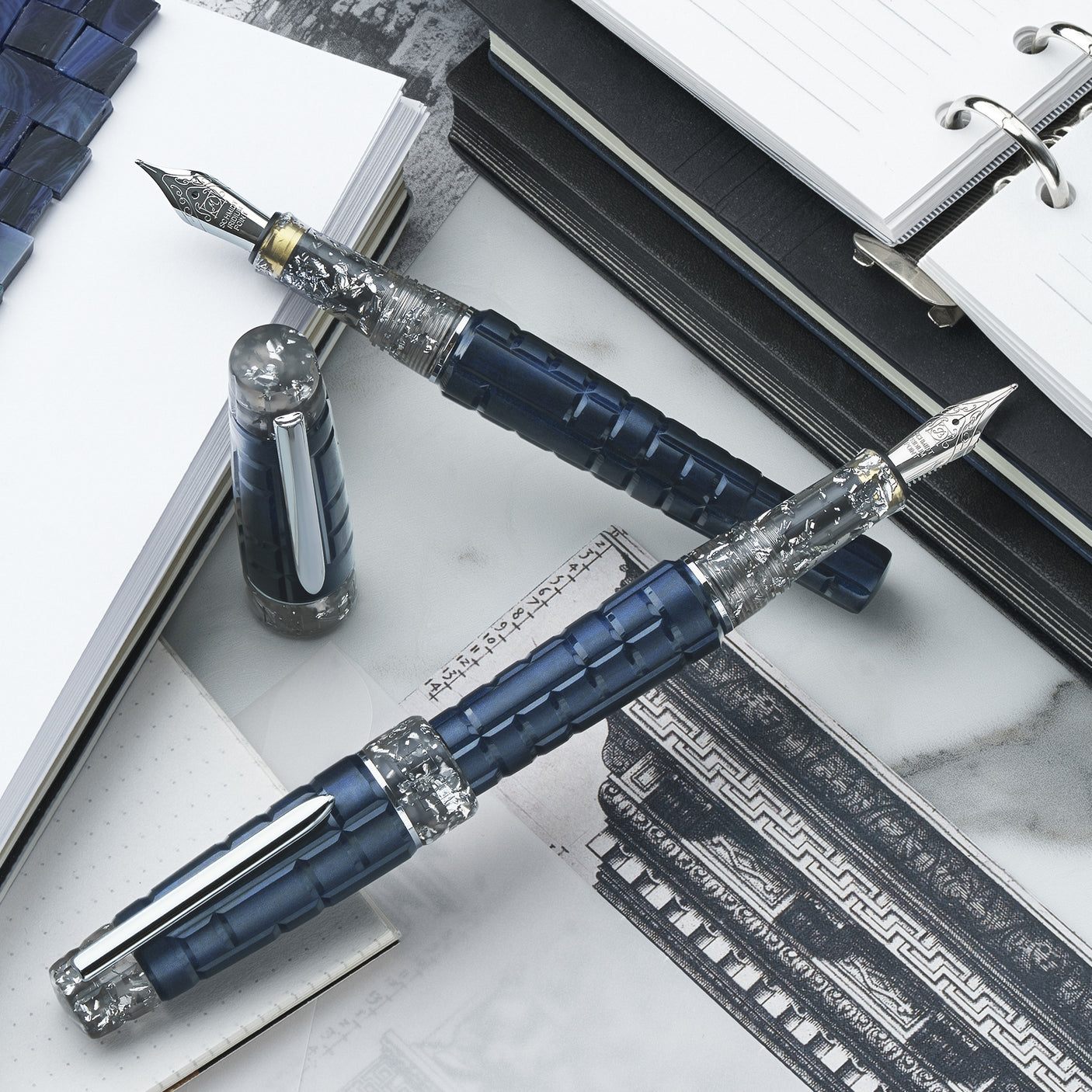 Benu Tessera Fountain Pen Galena