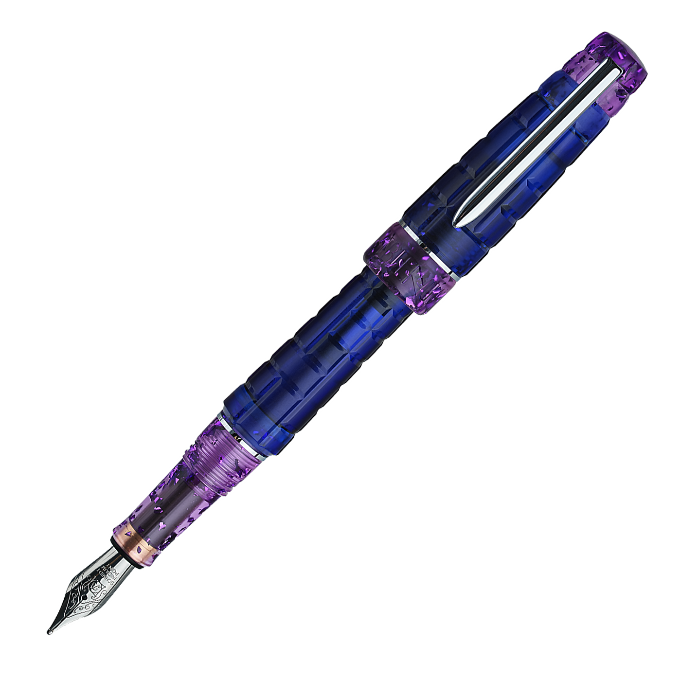 Benu Tessera Fountain Pen Tanzanite