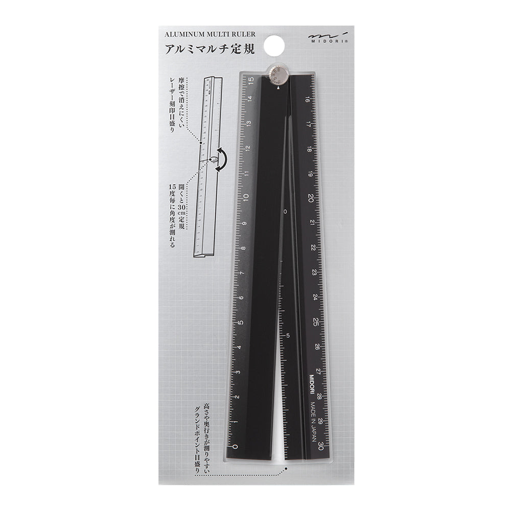 Midori Aluminium Multiple Ruler