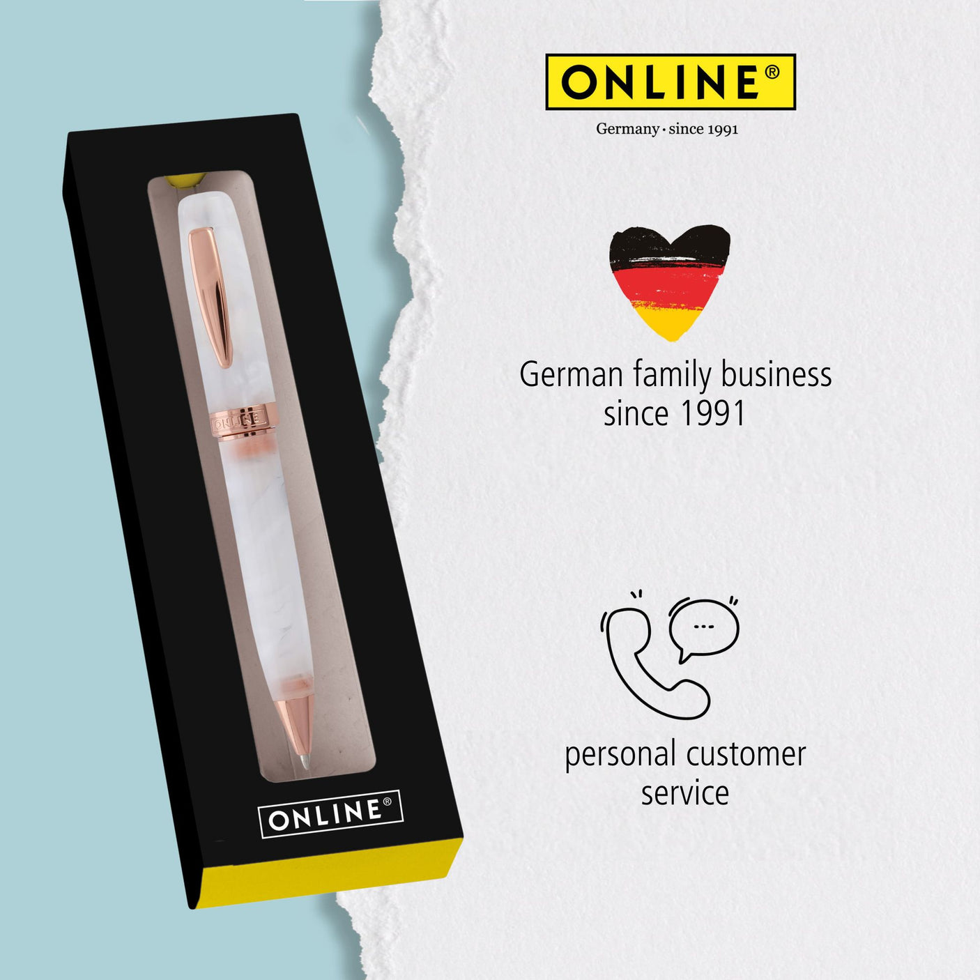 ONLINE Bohemian Art Ballpoint Pen White