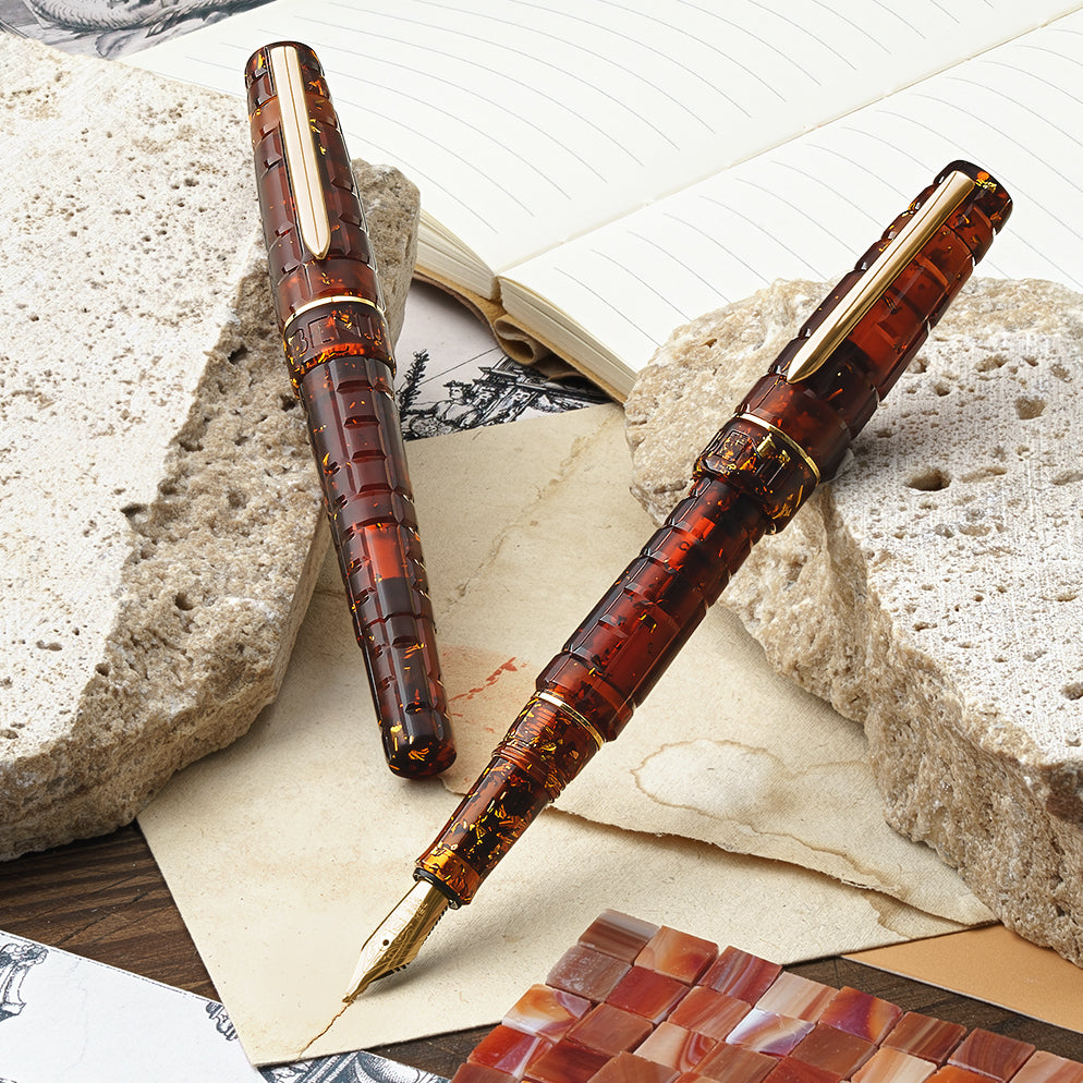 Benu Tessera Fountain Pen Sunstone