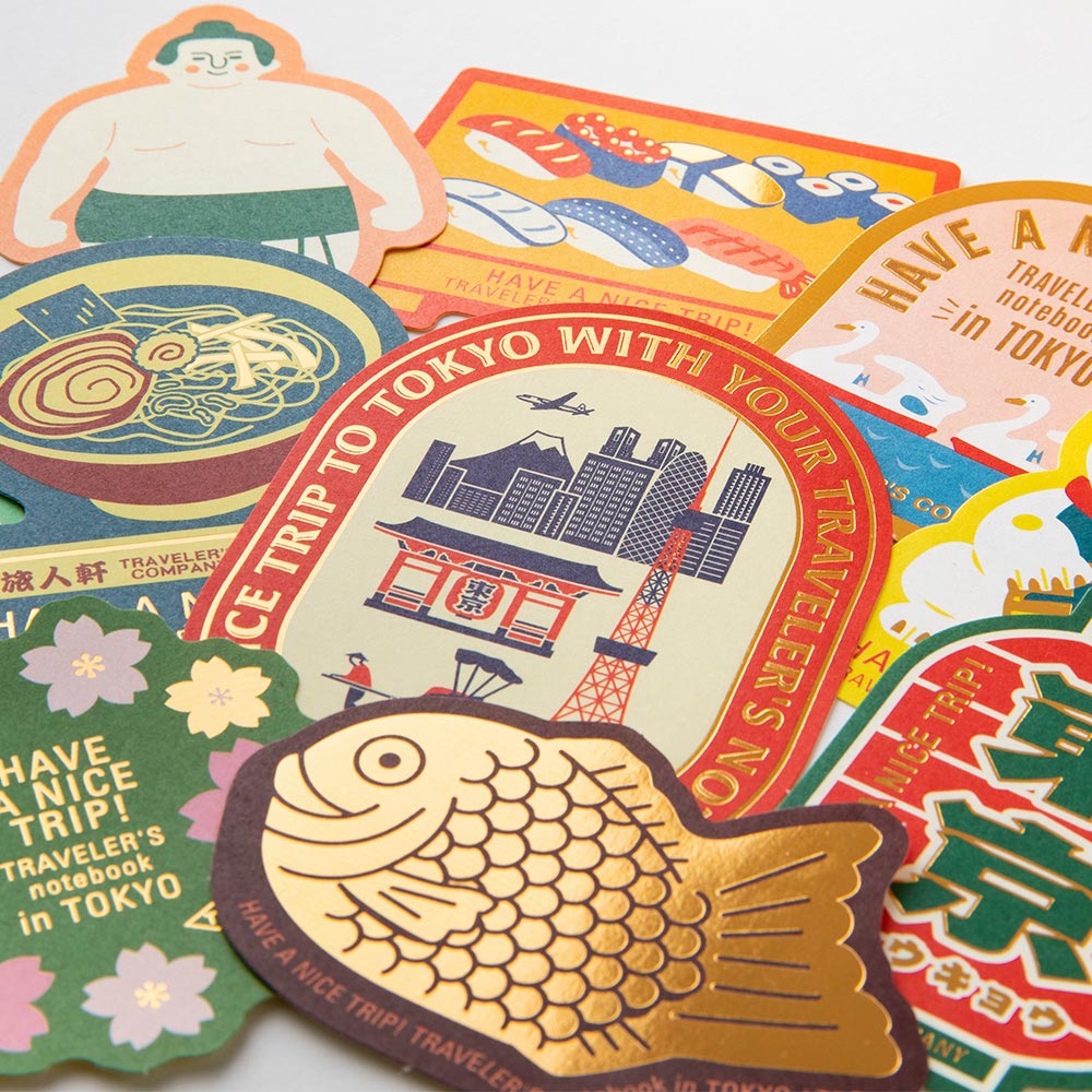 TRAVELER'S COMPANY Notebook Tokyo Sticker Set
