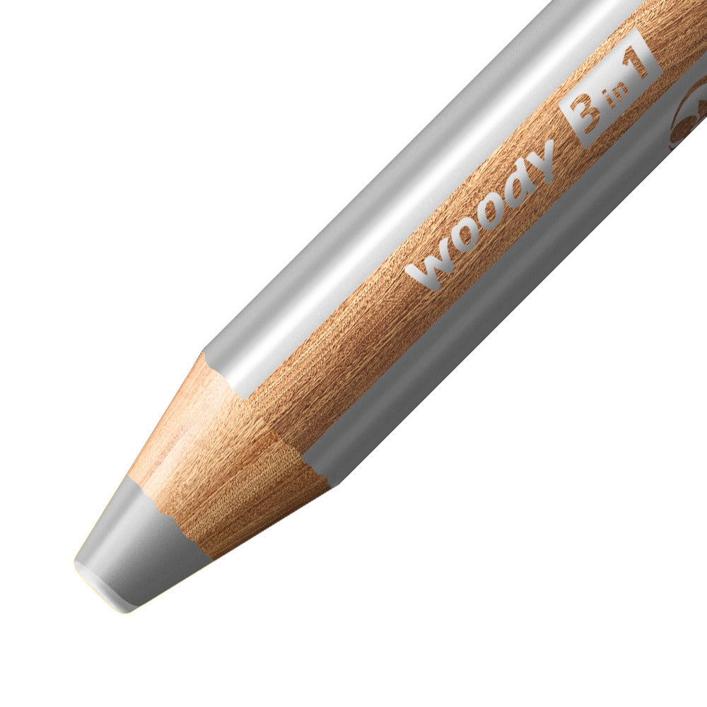 STABILO woody 3 in 1 Pencil and Pastel Pencil Set of 18