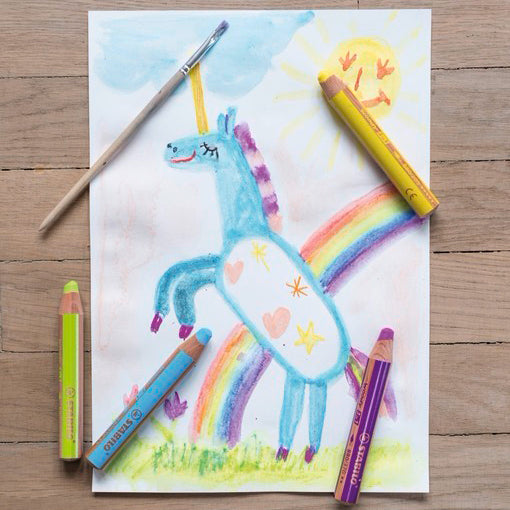 STABILO woody 3-in-1 Pencil Set of 6