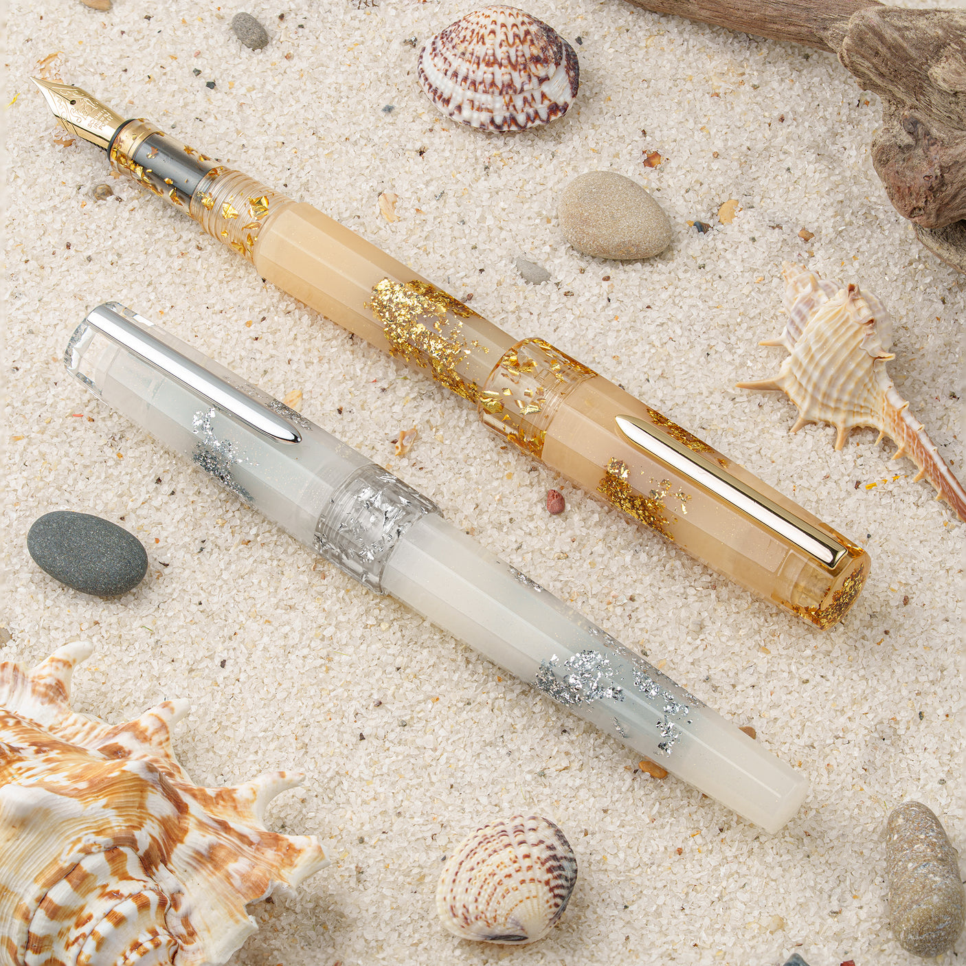 Benu Euphoria Fountain Pen Golden Beach