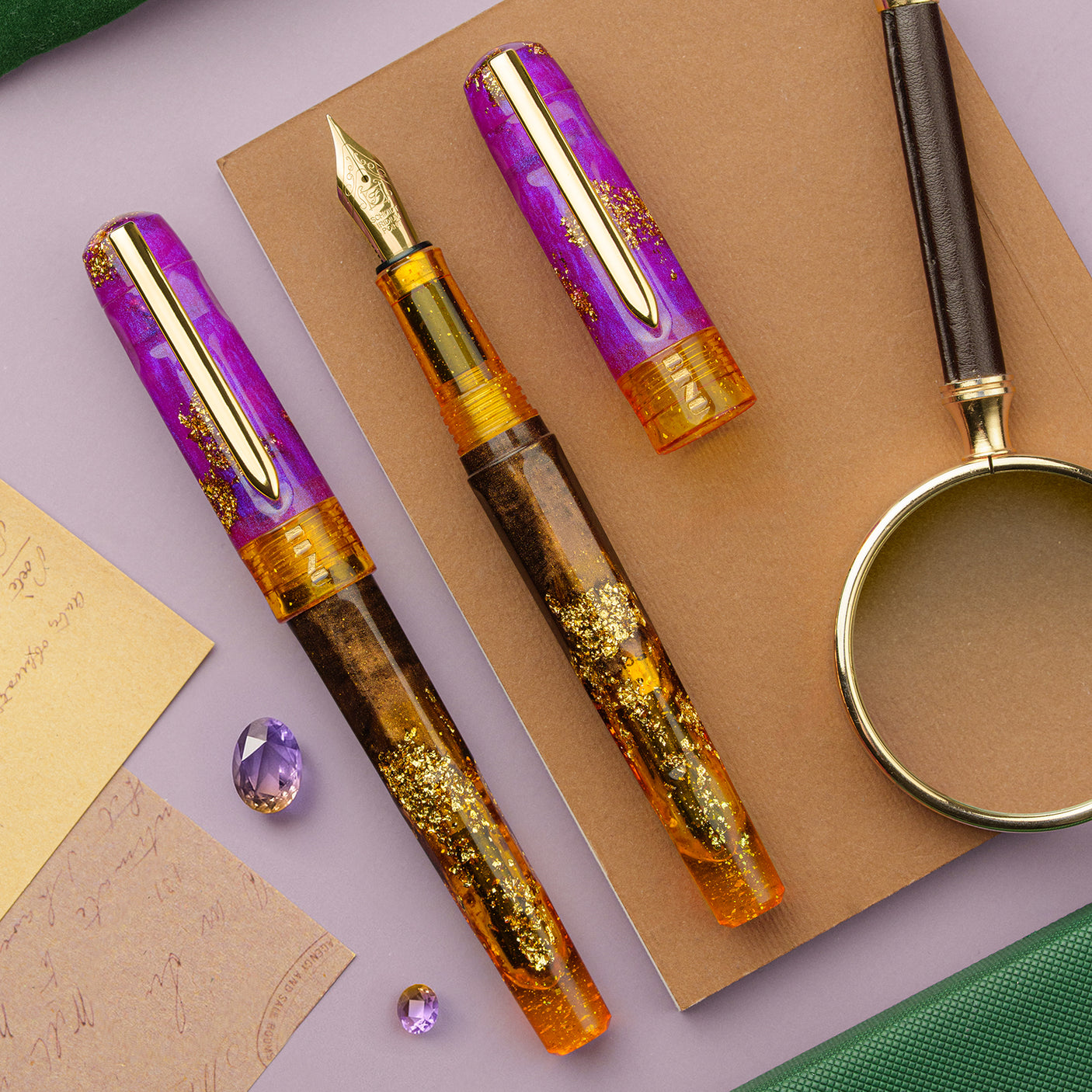 Benu Talisman Fountain Pen Ametrine