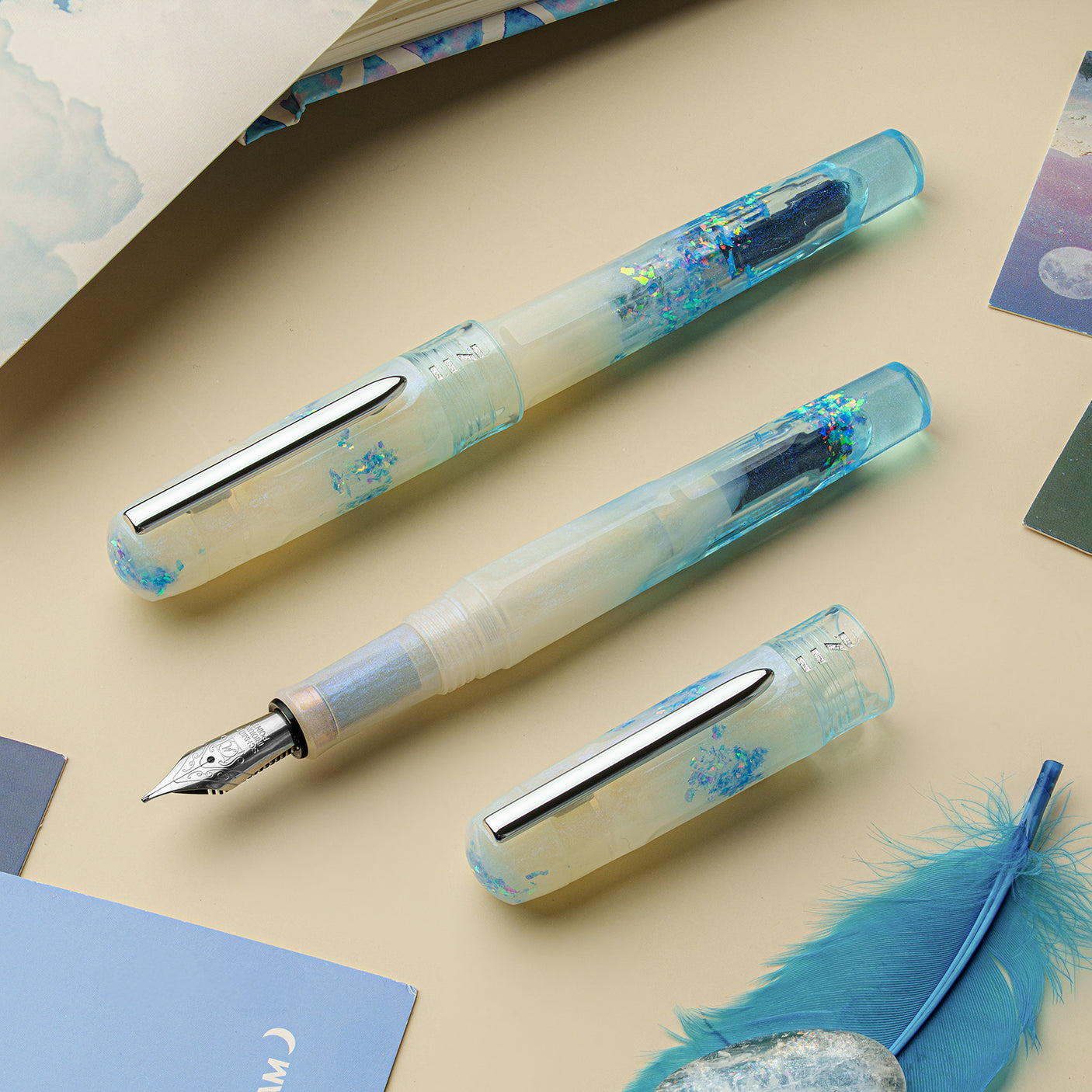 Benu Talisman Fountain Pen Moonstone