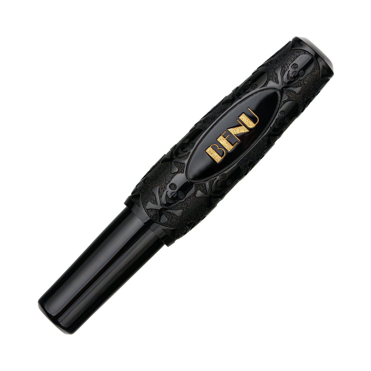 Benu Pixie Pocket Fountain Pen Jolly Roger Deep Black