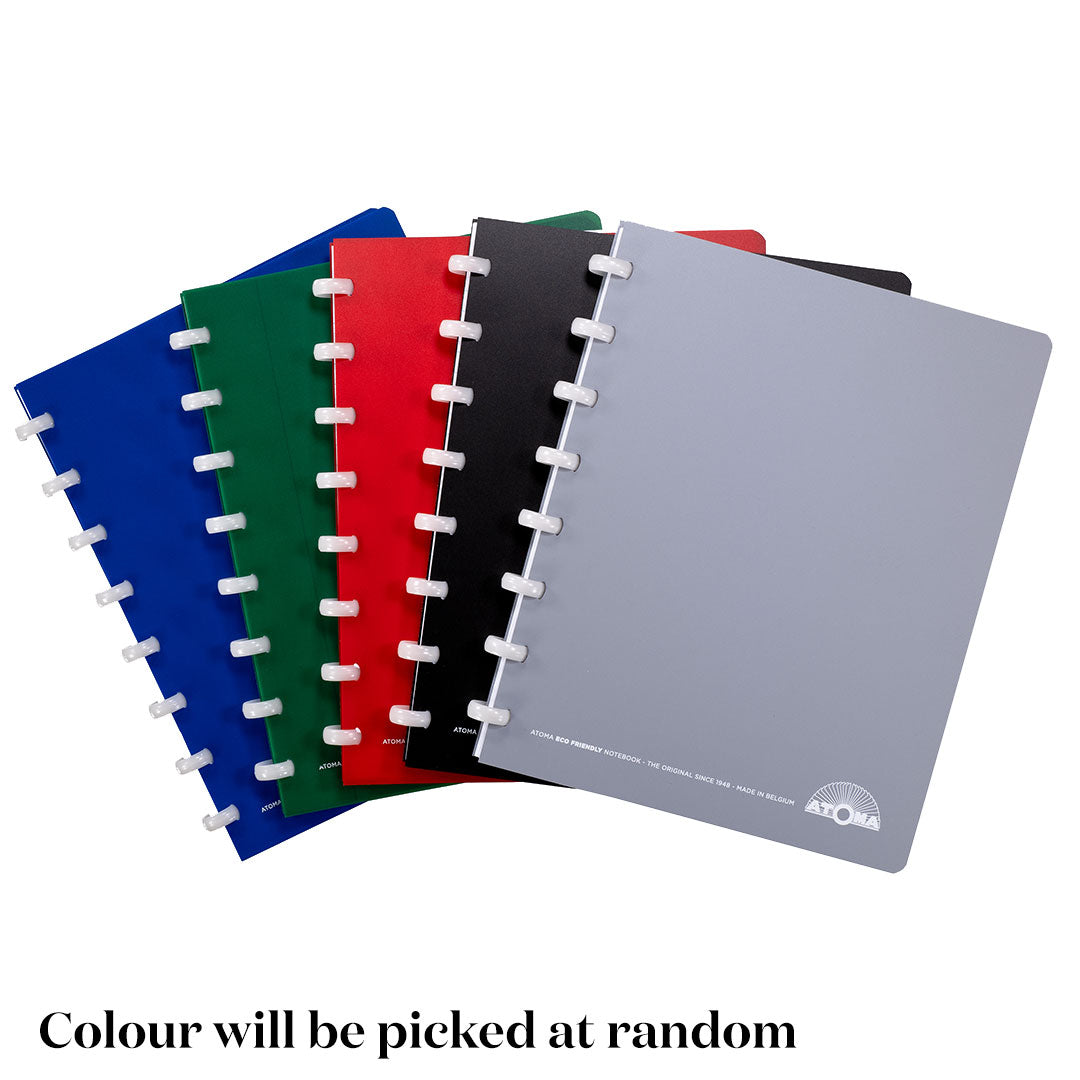 Atoma Eco Notebook Assorted Colours A5