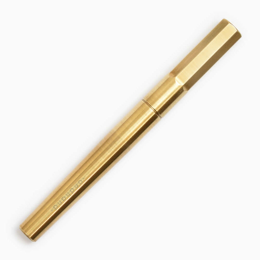 Andhand Method Fountain Pen Medium Nib Brass by Andhand at Cult Pens