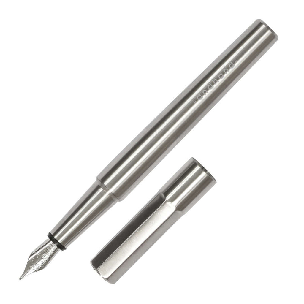Andhand Method Fountain Pen Medium Nib Stainless Steel by Andhand at Cult Pens