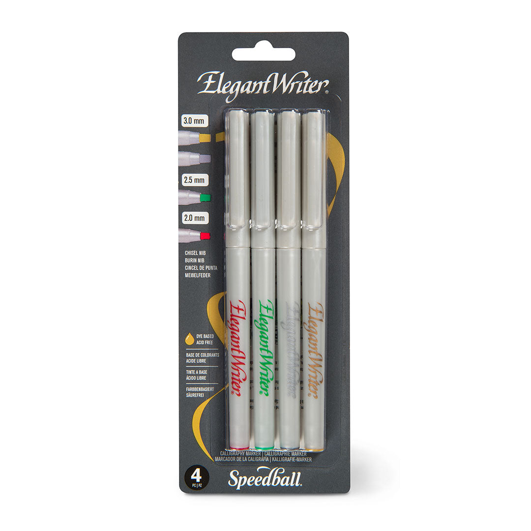 Speedball Elegant Writer Special Occasion Set of 4 Pens