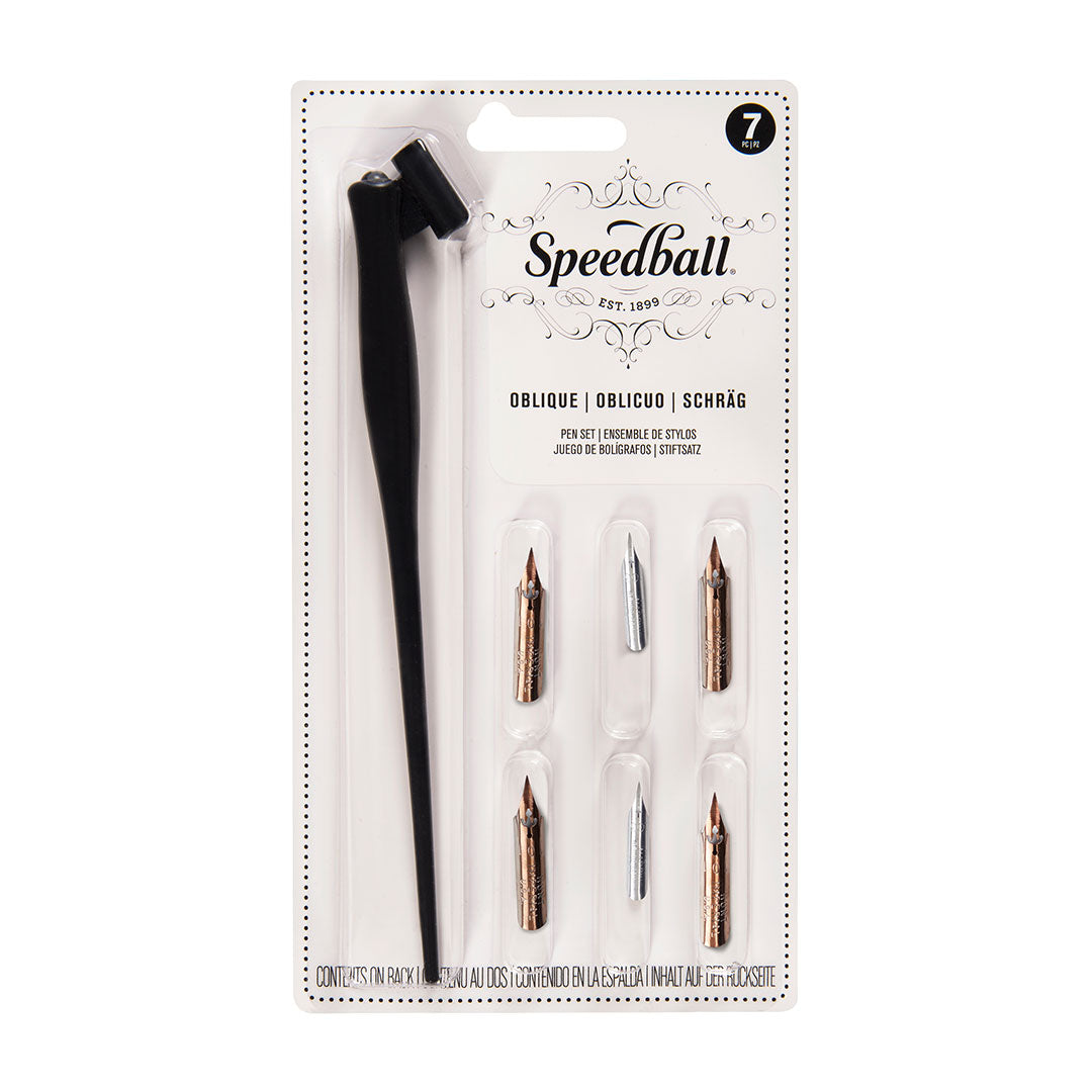 Speedball Oblique Pen Set