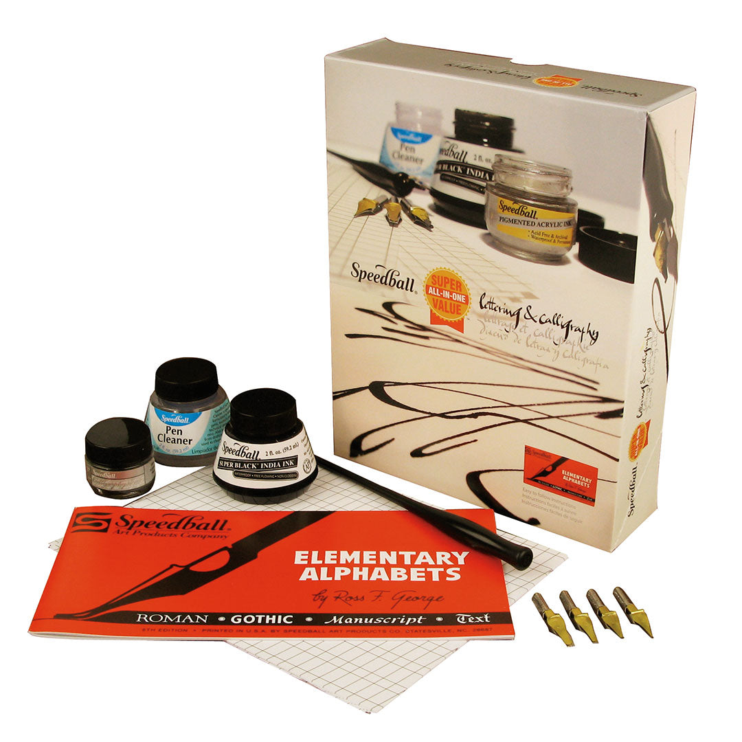 Speedball Super Value Lettering and Calligraphy Kit