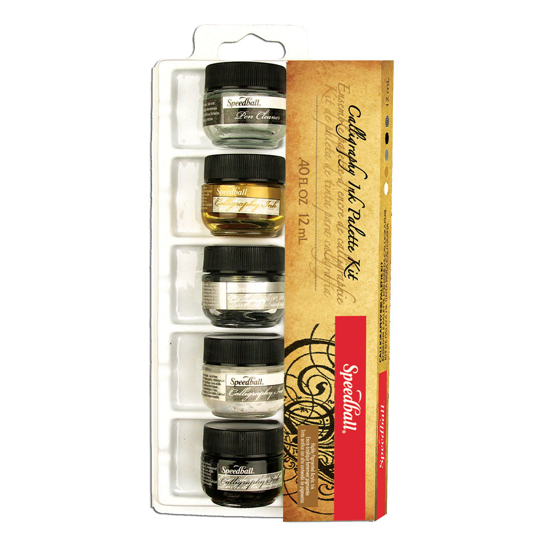 Speedball Colour Pigmented Acrylic Ink Set of 5