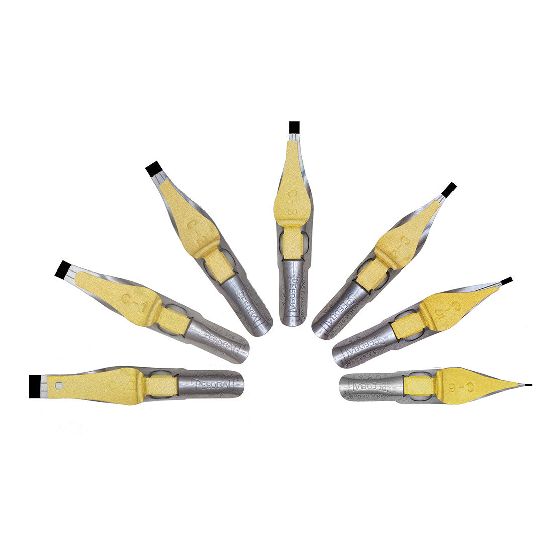 Speedball A-C Series Pen Nibs