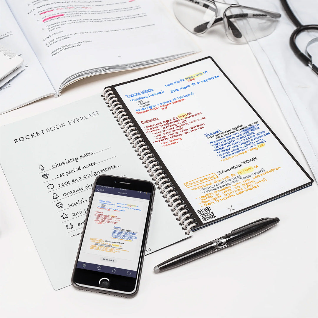 Rocketbook Core Smart Notebook A5 Teal by Rocketbook at Cult Pens