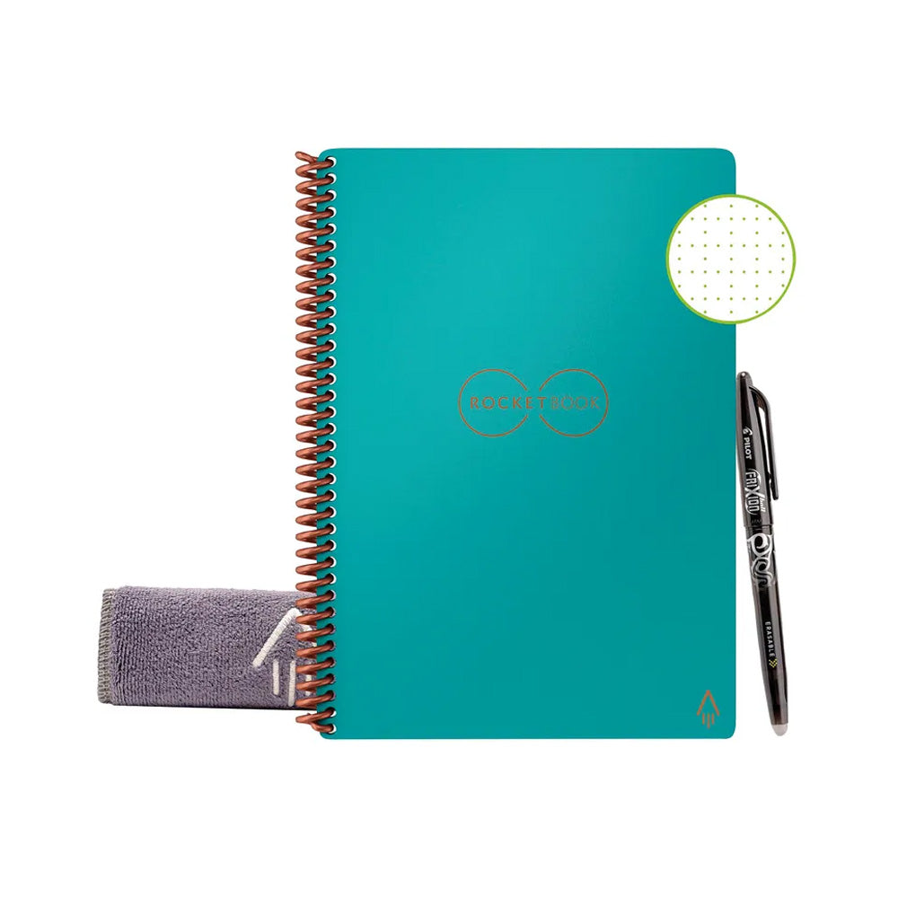 Rocketbook Core Smart Notebook A5 Teal by Rocketbook at Cult Pens