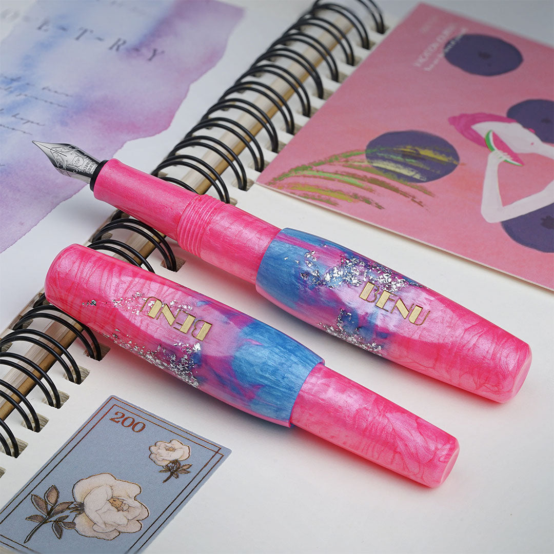 Benu Pixie Pocket Fountain Pen Stardust Pink