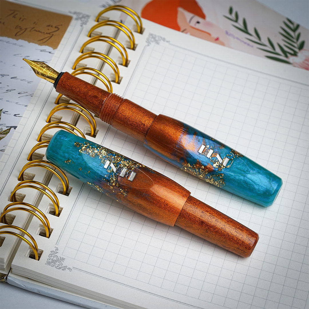 Benu Pixie Pocket Fountain Pen Aurora Gold