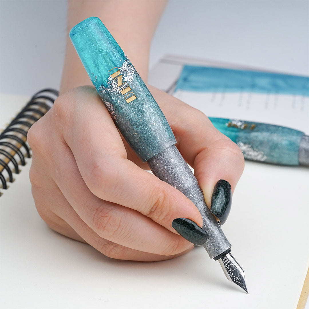 Benu Pixie Pocket Fountain Pen Aqua Glow