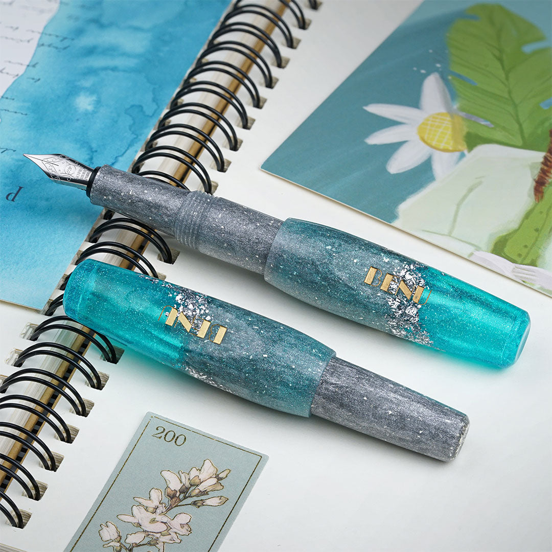 Benu Pixie Pocket Fountain Pen Aqua Glow