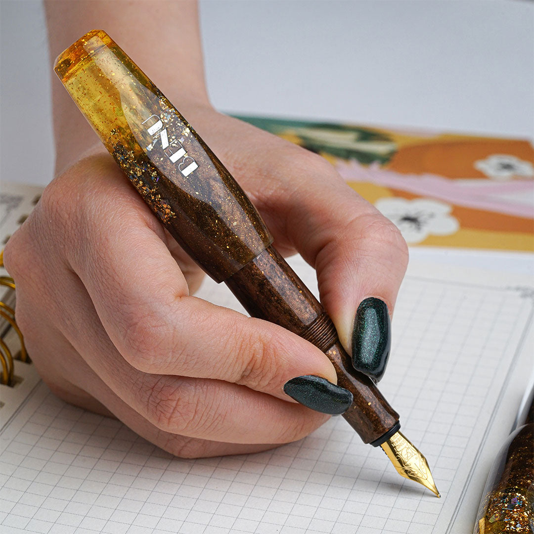Benu Pixie Pocket Fountain Pen Honey Bronze