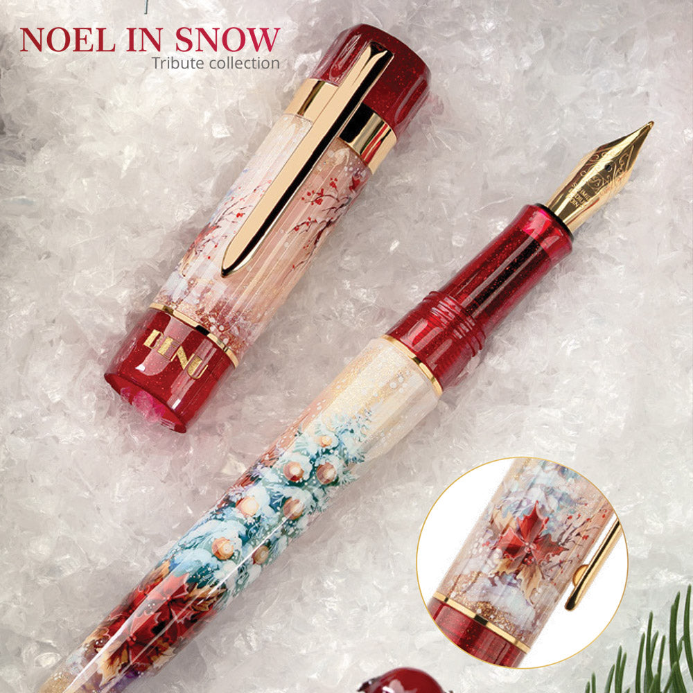 Benu Tribute Collection Fountain Pen Noel in Snow