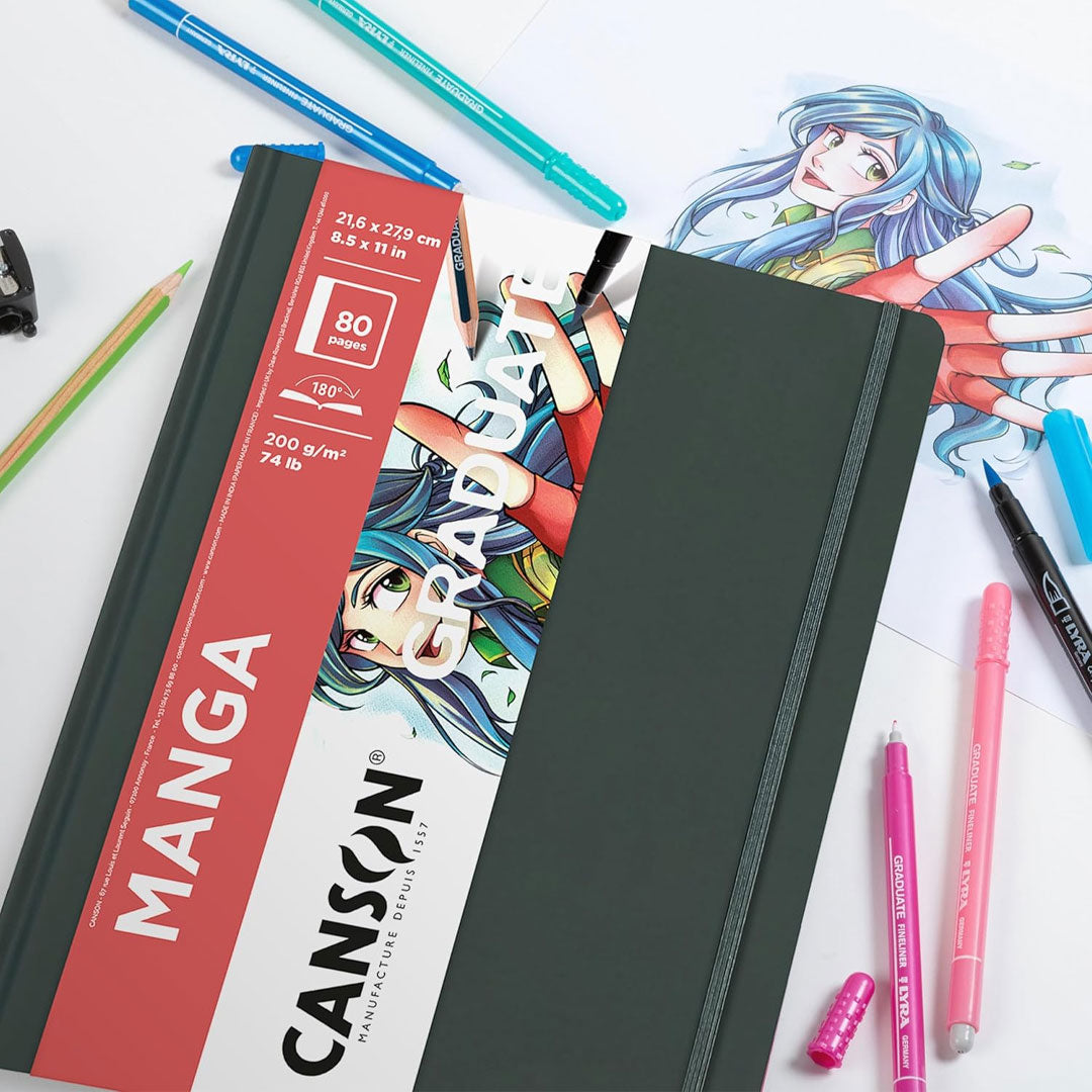 Canson Graduate Manga Art Book 8.5 x 11in