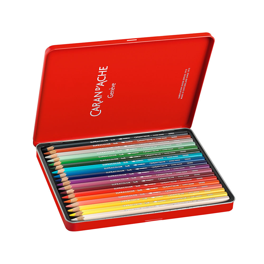 Caran d'Ache Supracolor Water-Soluble Pencils Eric Vitus Special Edition Set of 18