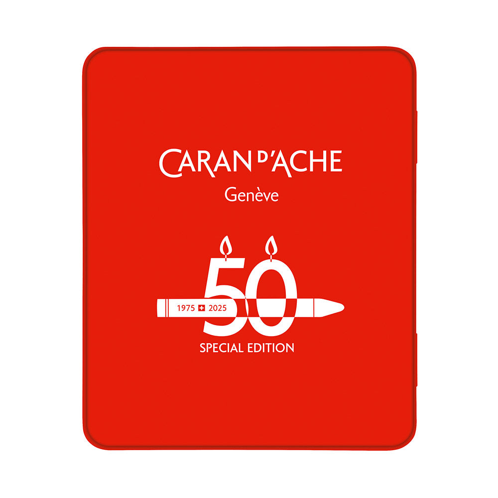 Caran d'Ache Neocolor II Water Soluble Wax Pastels 50 Years Special Edition Set of 10 Portrait