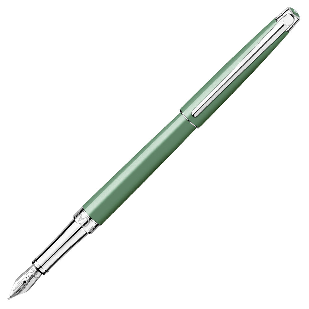 Caran d'Ache Special Edition Slim Leman Fountain Pen Vert de Gris