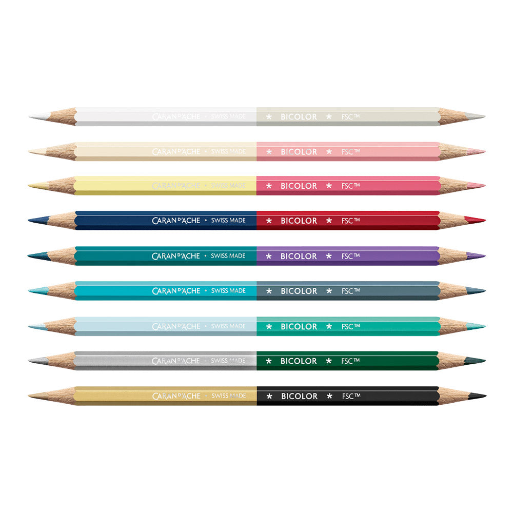 Caran d'Ache Alpine Frost Special Edition Bicolor Pencil Set