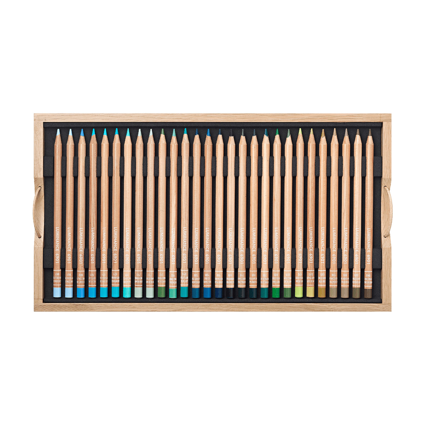 Caran d'Ache Luminance 6901 Luxury Wooden Box with 100 Pencil Set
