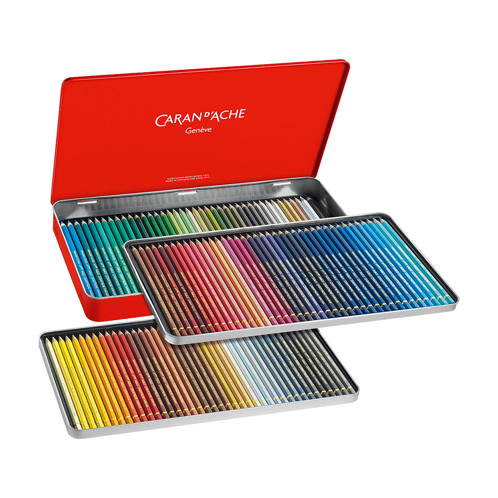 Caran d'Ache Pablo Artists Permanent Colour Pencil Assorted Tin of 120