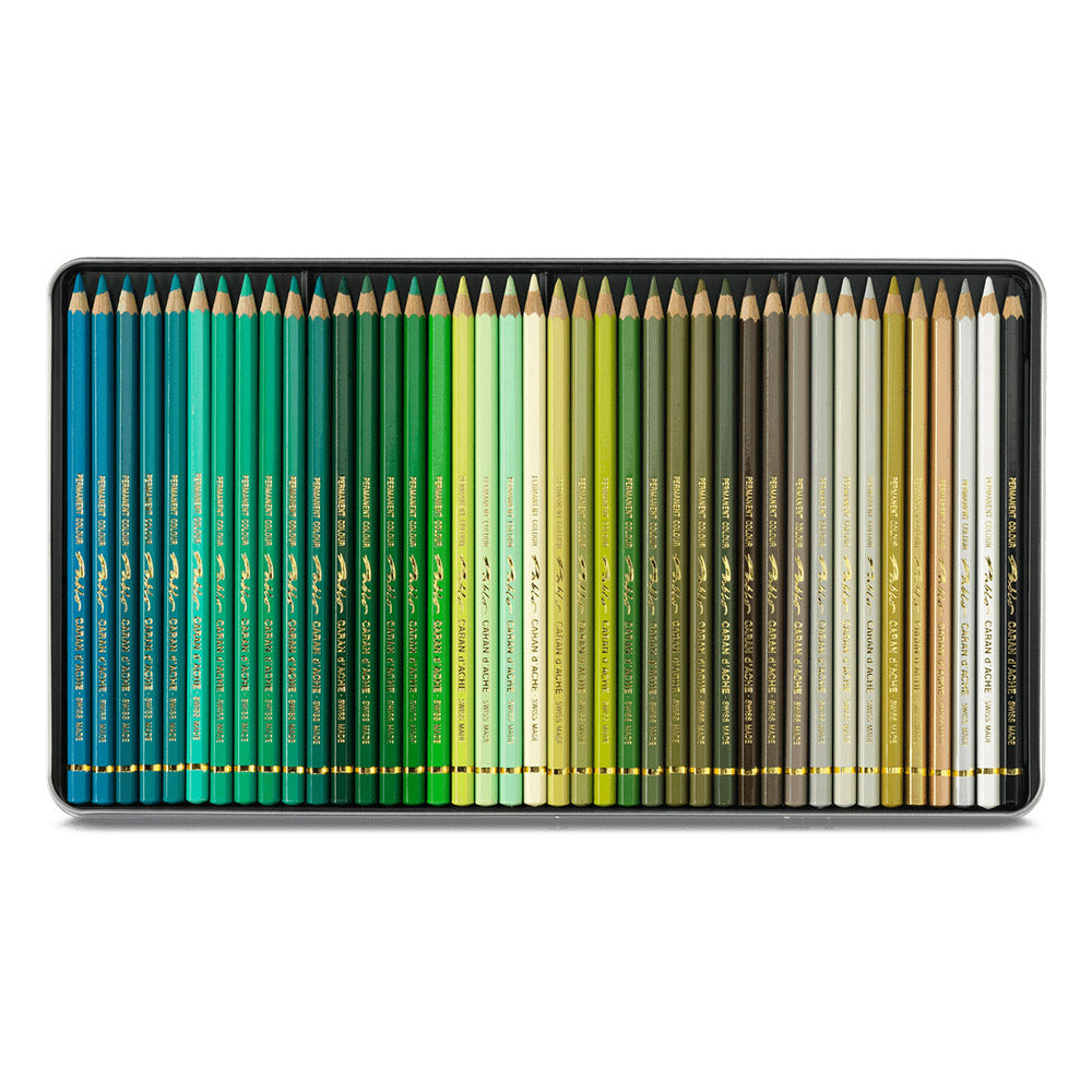 Caran d'Ache Pablo Artists Permanent Colour Pencil Assorted Tin of 120